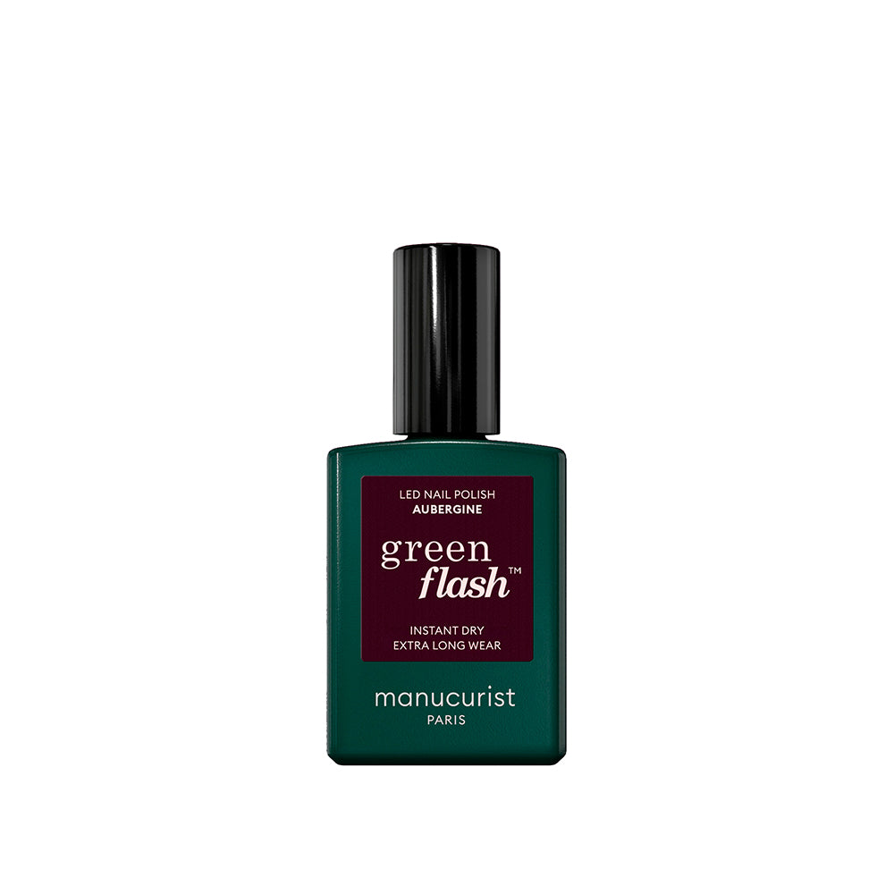 Aubergine Manucurist Nagellack dunkellila