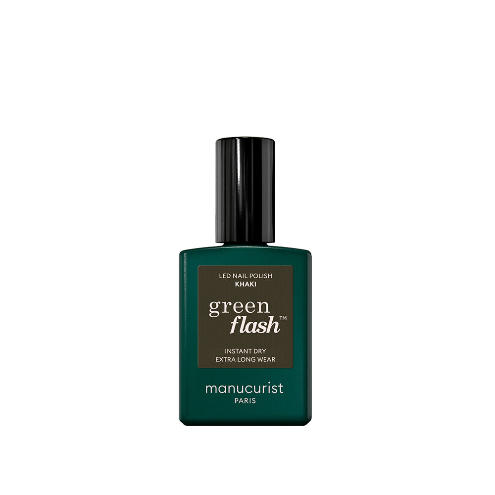 Khaki Manucurist Nagellack dunkelgrün