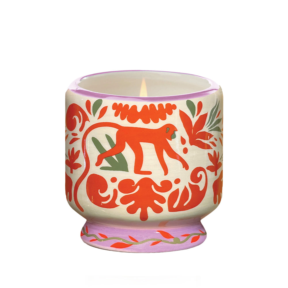 Paddywax Candle Coconut & Amber. Handgegossene Duftkerze im Keramikgefäß mit warmem, exotisch-süßem Kokos- und Amberduft für eine gemütliche, sinnliche Atmosphäre. Perfekte Geschenkidee.
