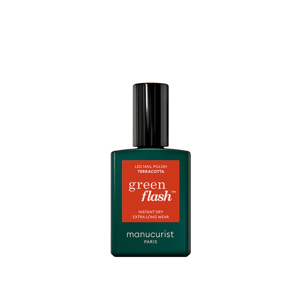 Terracotta Manucurist Nagellack rot dunkelrot