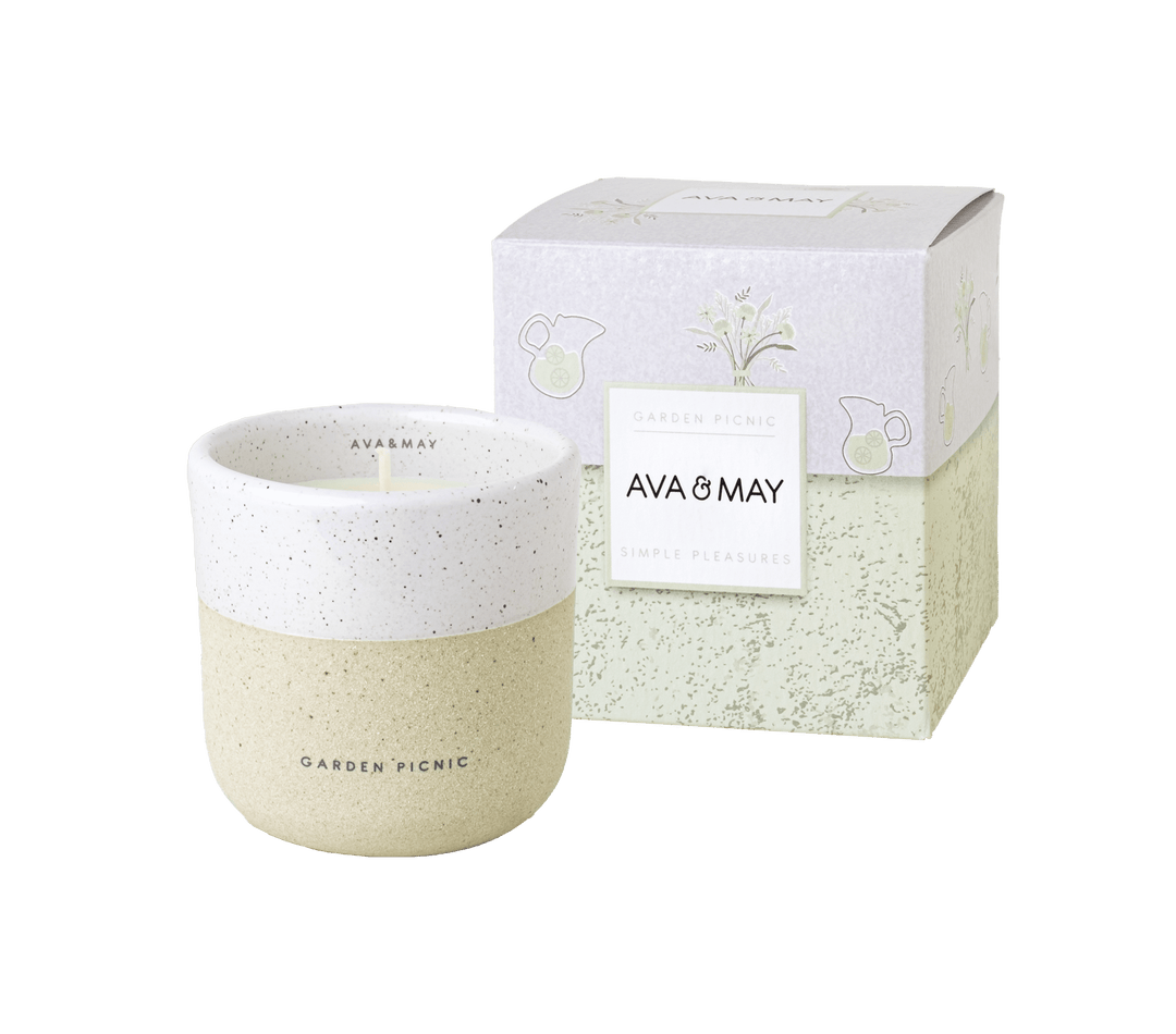 ava and may kerze garden picnic, ava & may garden picnic, ava & may rabattcode,, ava& may promo, Duftkerze