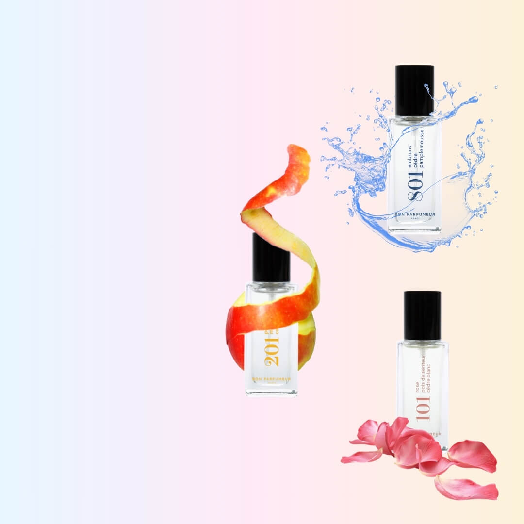 3 für 2 Aktion, Bon Parfumeur, 801, 101, 201 , Fruchtig, Rose, Grapefruit
