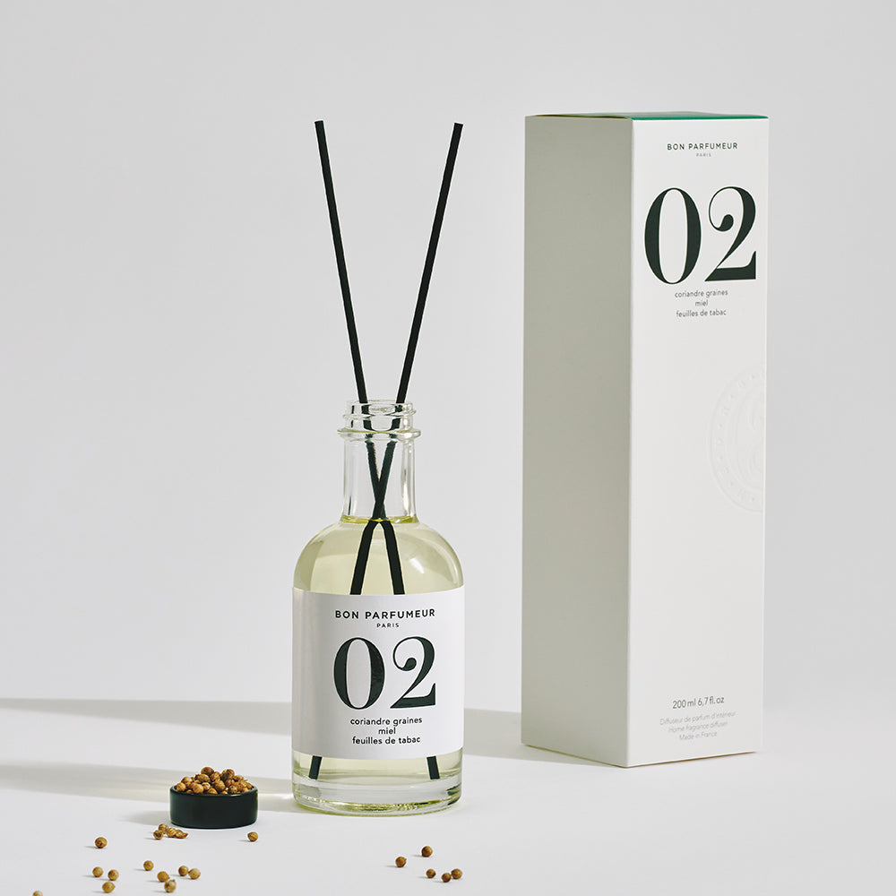 Bon Parfumeur Diffuser 02 Koriandersamen Honig Tabakblatt