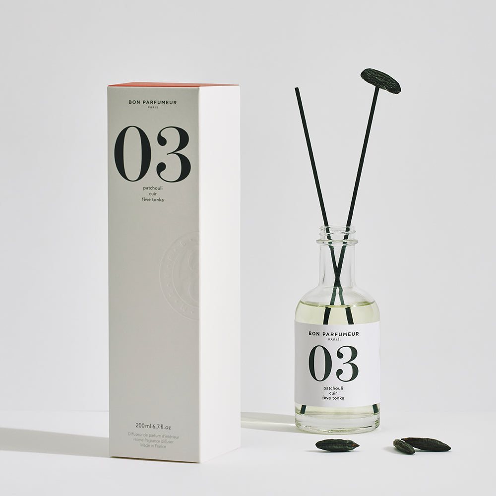 Bon Parfumeur  Diffuser 03 Patchouli Leder Tonkabohne