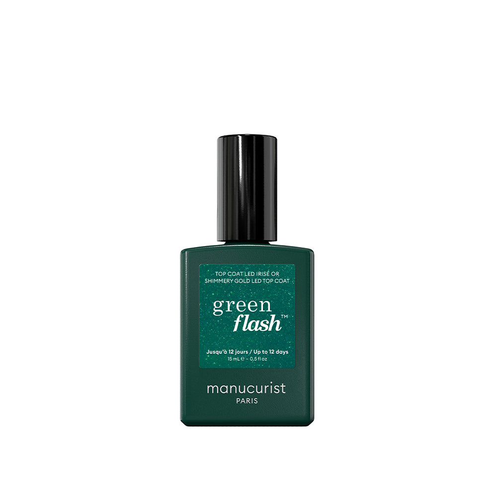 Manucurist, Top Coat Shimmery Gold, Top Coat Shimmery Golden, Green Flash 