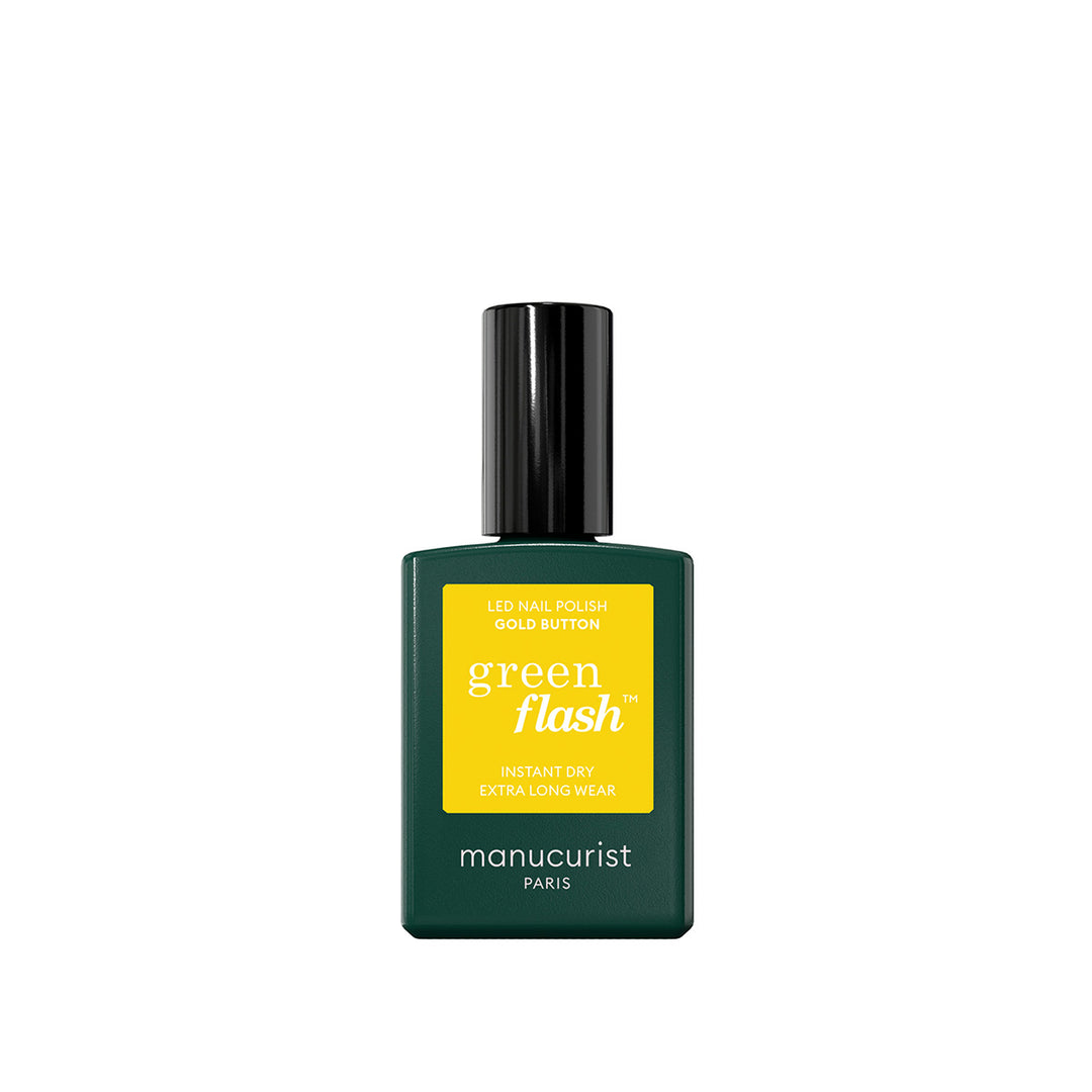 Manucurist Green Flash Gold Button LED-Nagellack gelb