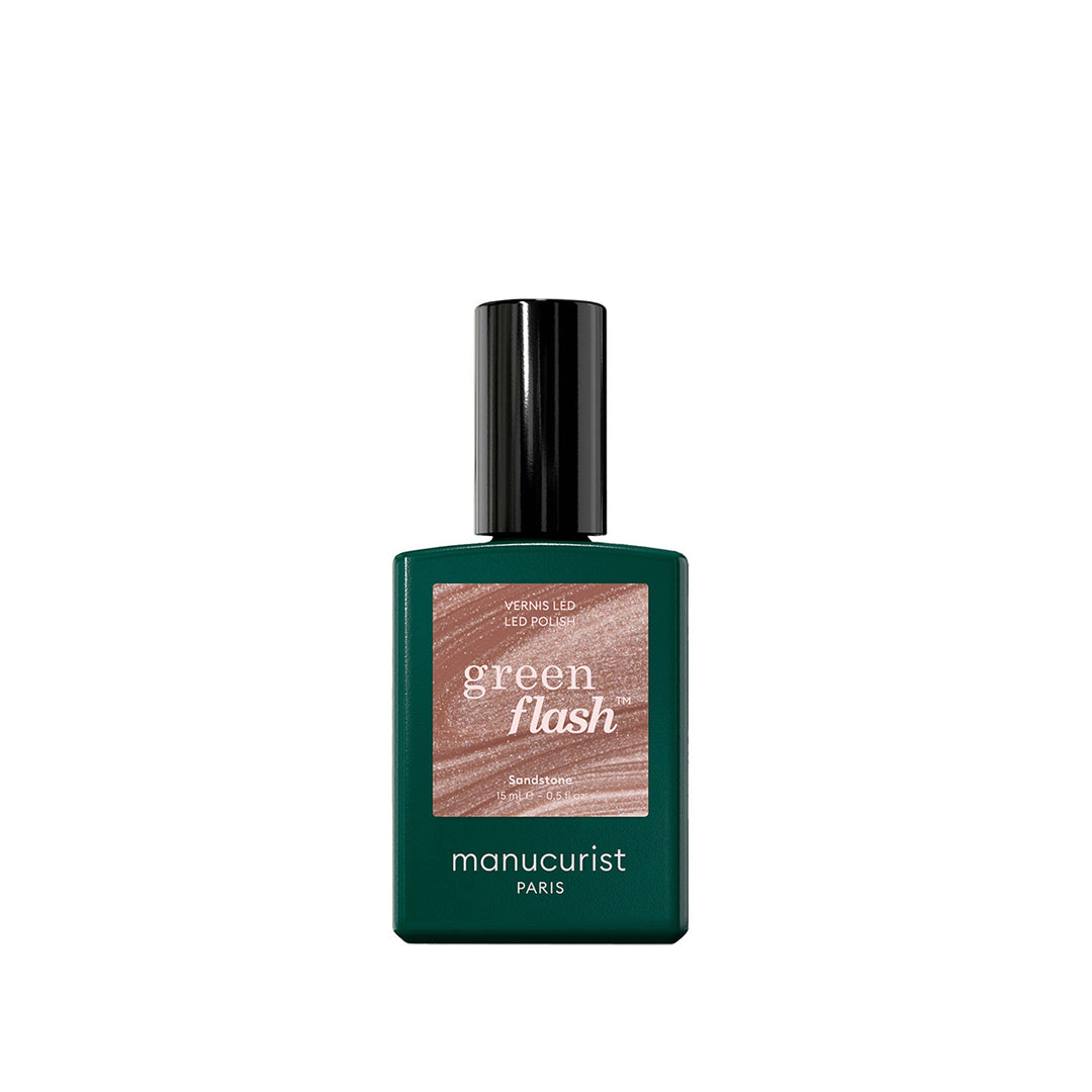 Nude Nagellack, Fall Nails, Nude shimmer Nails, Manucurist Green Flash Sandstone