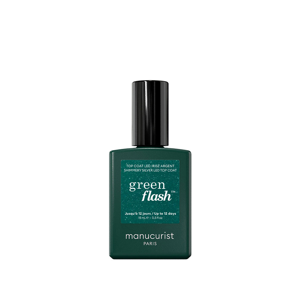 Manucurist, Green, Green Flash, Top Coat shimmery Gold, Top Coat shimmery Silber, Top Coat shimmery Silver, Top Coat shimmery Golden