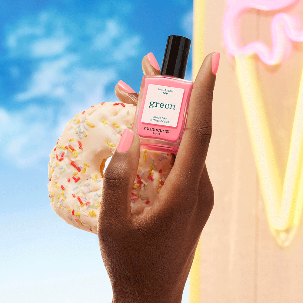 Manucurist, Pop, Green, Rosa