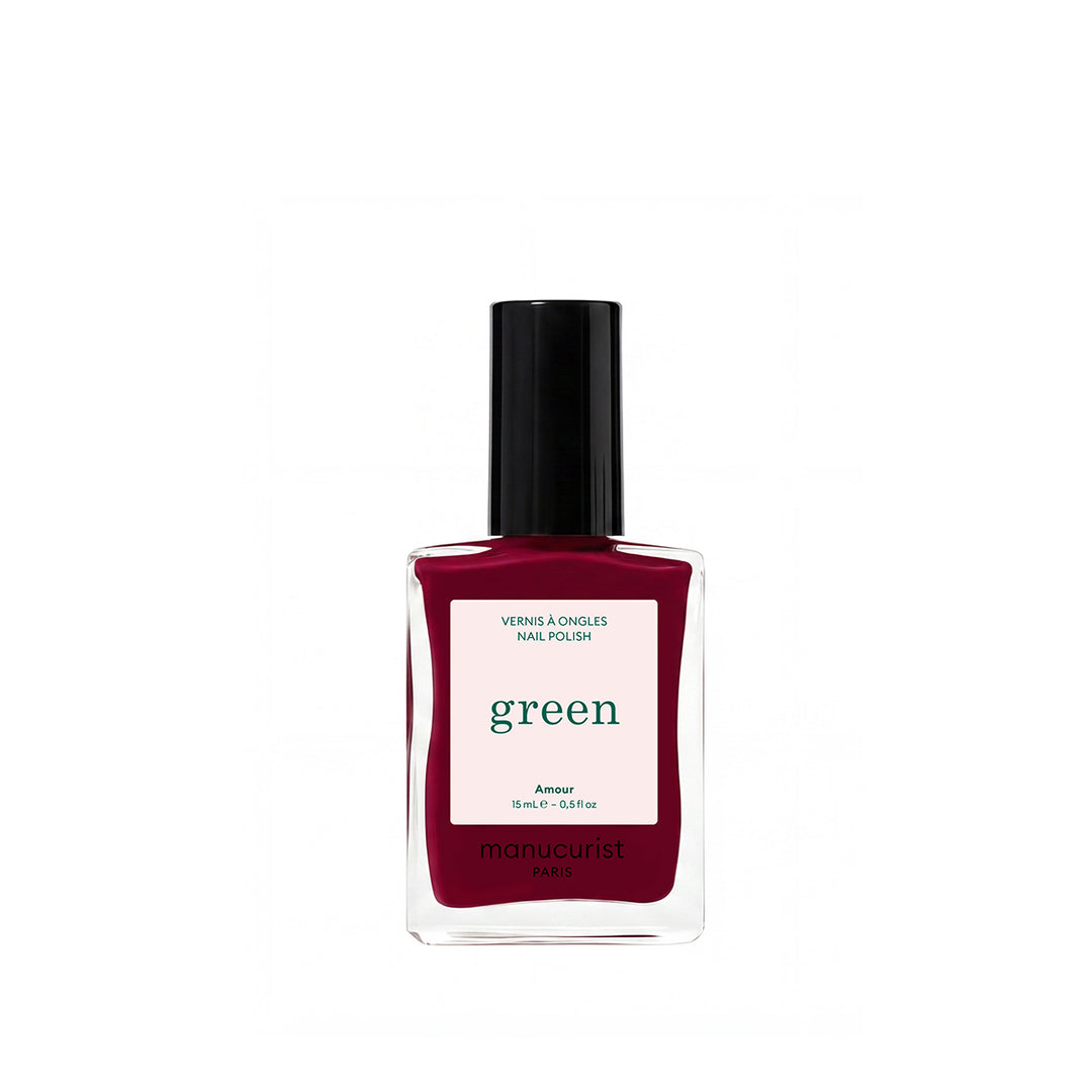 Manucurist Green Amour Nagellack in Bordeauxrot aus der Holiday Collection
