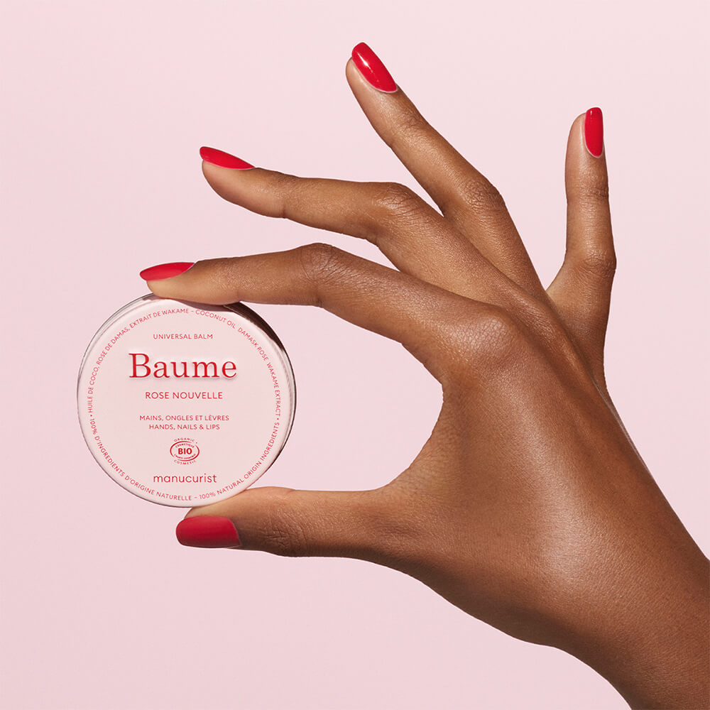 manucurist, lip balm, Balsam, Rose Nouvelle, Lippenpflege, Pflege für Hände, Nägel und Lippen, Kokosnussöl, Damaszener-Rose und Wakame-Extrakte, Nagelhaut
