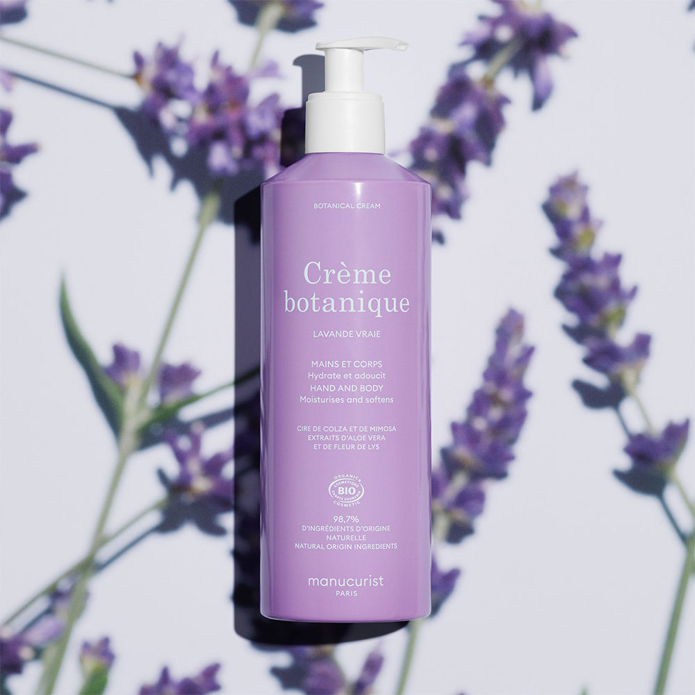 manucurist handcreme creme lavendel zarter lavendelduft sanft kokosöl rapswachs aloe vera hand & bodycare für Hände und Körper hand and body