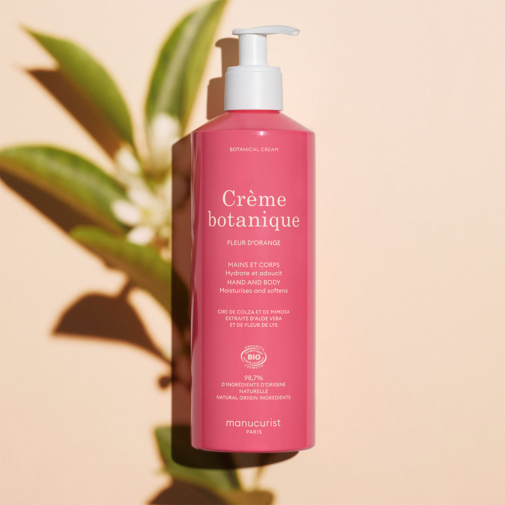 manucurist handcreme creme fleur d'oranger orangenblüte zarter lorangenblütenduft sanft kokosöl rapswachs aloe vera hand & bodycare für Hände und Körper hand and body