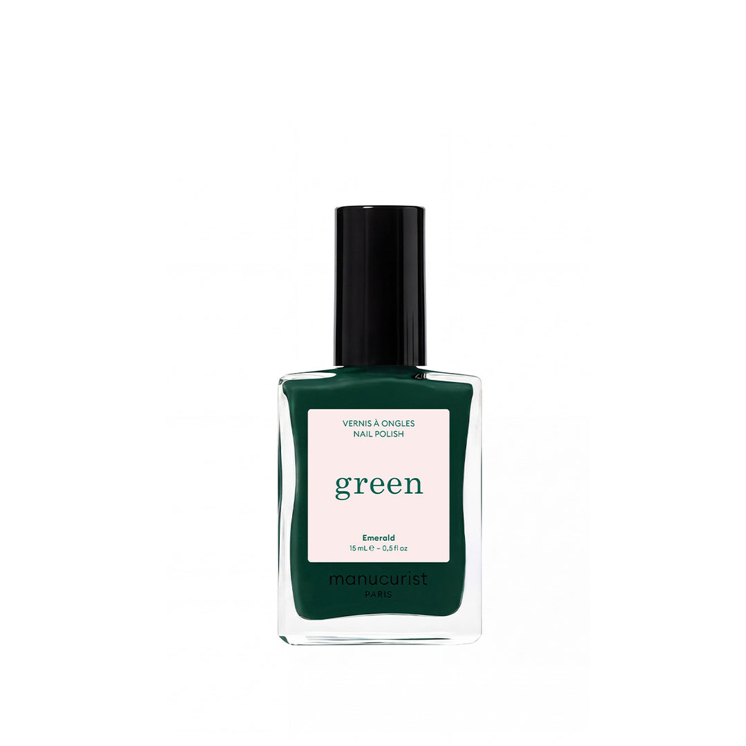 Manucurist Green Emerald Nagellack in tiefem Tannengrün aus der Holiday Collection