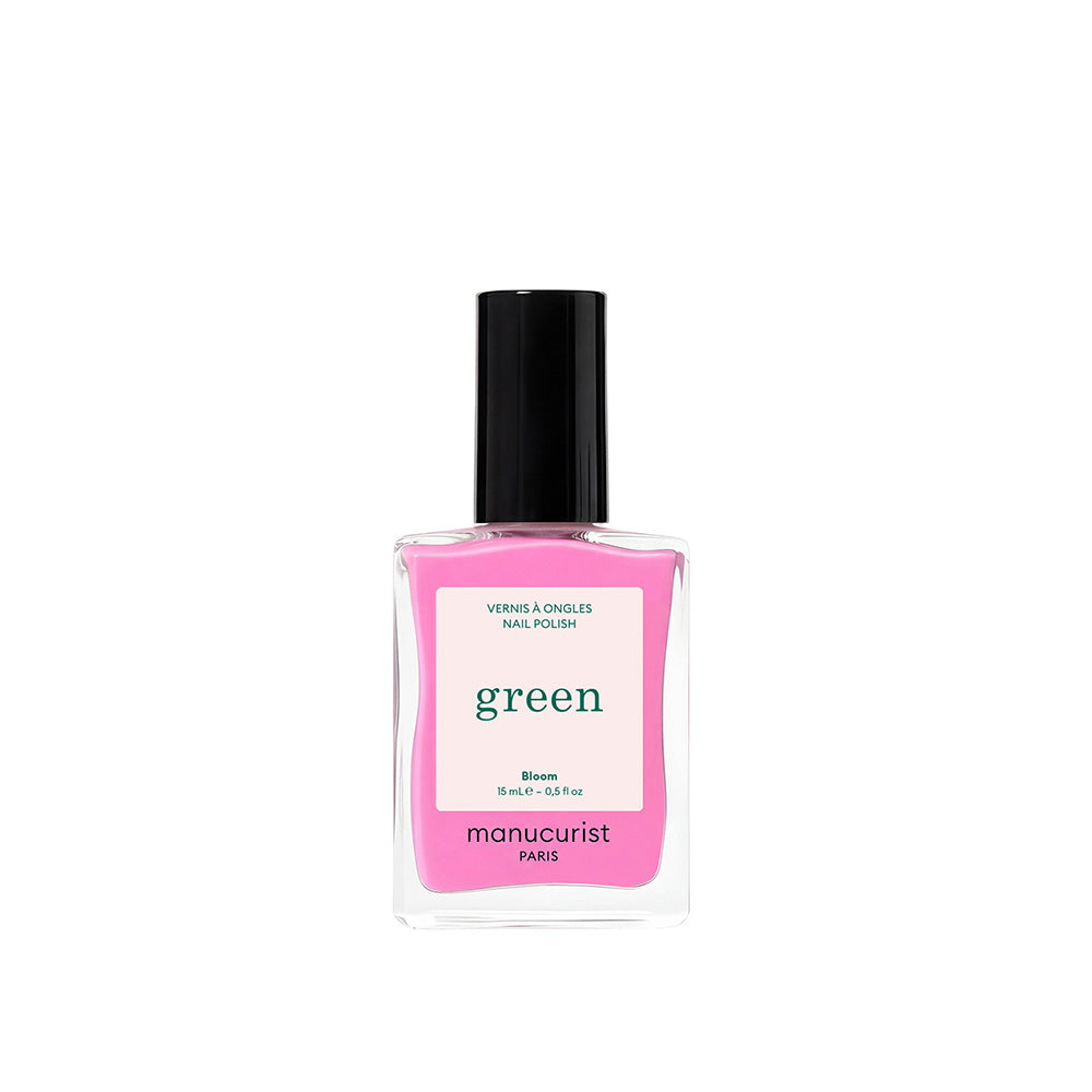 Manucurist Green Bloom – leuchtend pinker Nagellack mit glossy Finish, perfekt für festival nails und simple festival nails.