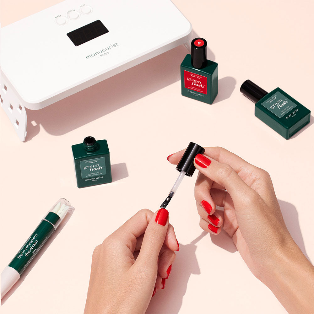 Manucurist Green Flash Kit 36W Poppy Red und Hortencia