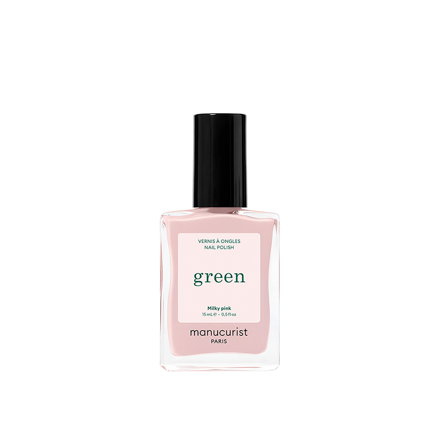 manucurist milky pink babypink nagellack après-ski GREEN Nagellack für die Wintermonate mit pflegender Wirkung, green nagellack für zuhause