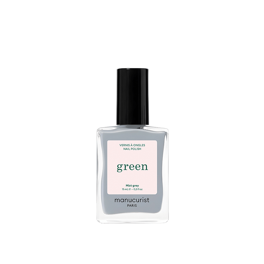 manucurist mist grey blau mit grauen untertönen nagellack après-ski GREEN Nagellack für die Wintermonate mit pflegender Wirkung, green nagellack für zuhause