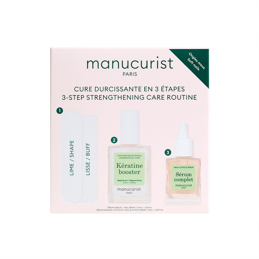 Manucurist Strengthening Treatment 3 Schritte Pflegeroutine für weiche und geschwächte Nägel