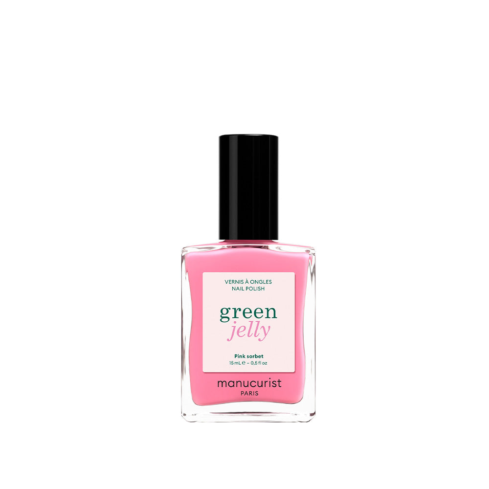 Manucurist Green Jelly Pink Sorbet, jelly nails, jelly effekt, pink jelly nails