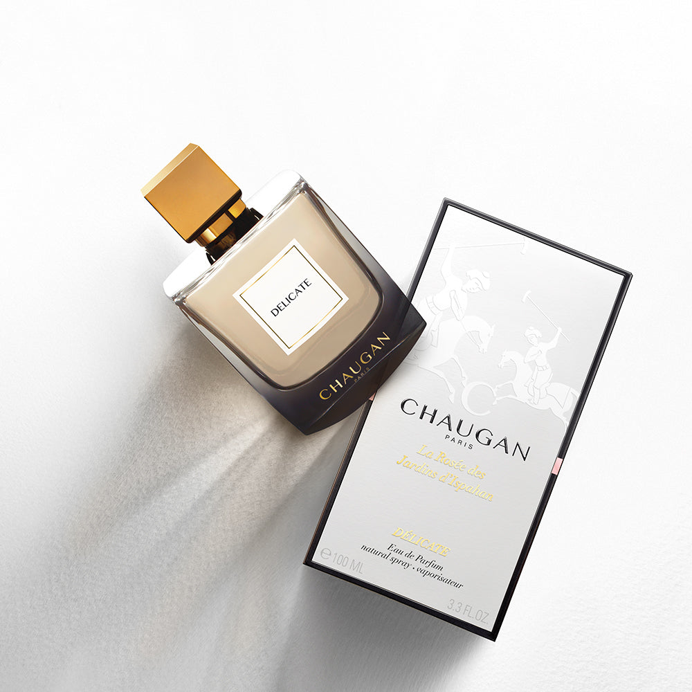 Delicate Chaugan floral würzig cremig Pfeffer Tuberose Weihrauch Chai Benzoe Vanille Holz Amber 