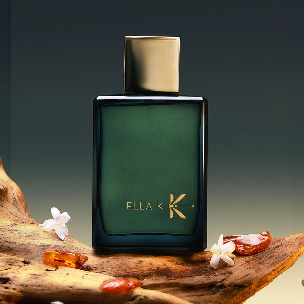 Ella K Myrrh K Nischenparfum – orientalischer Gourmandduft mit Rose, Honig, Safran und Myrrhe. Erinnerung an den Oman